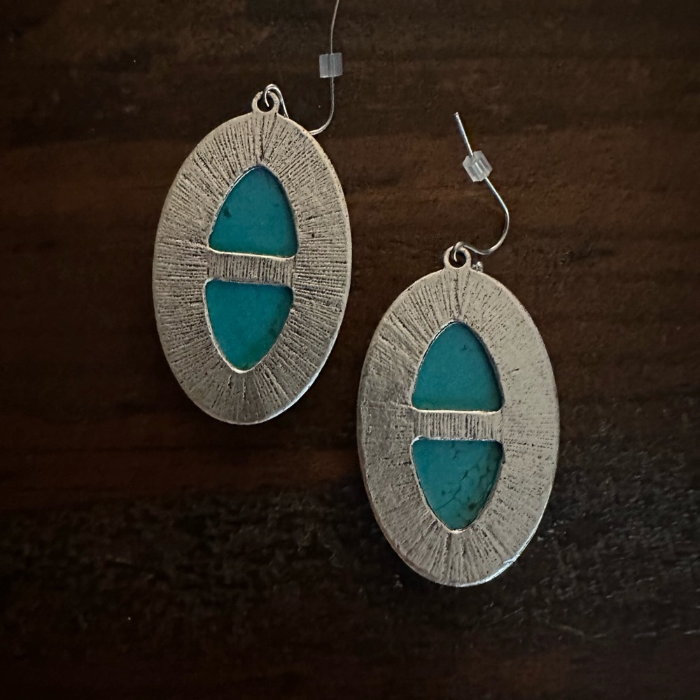 Turquoise Earrings - Picture 2 of 4